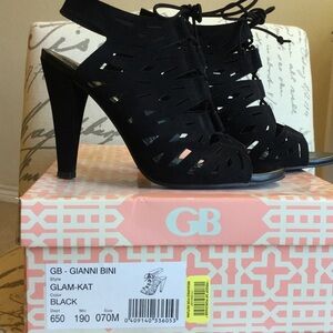 Gianni Bini Black Ankle Booties